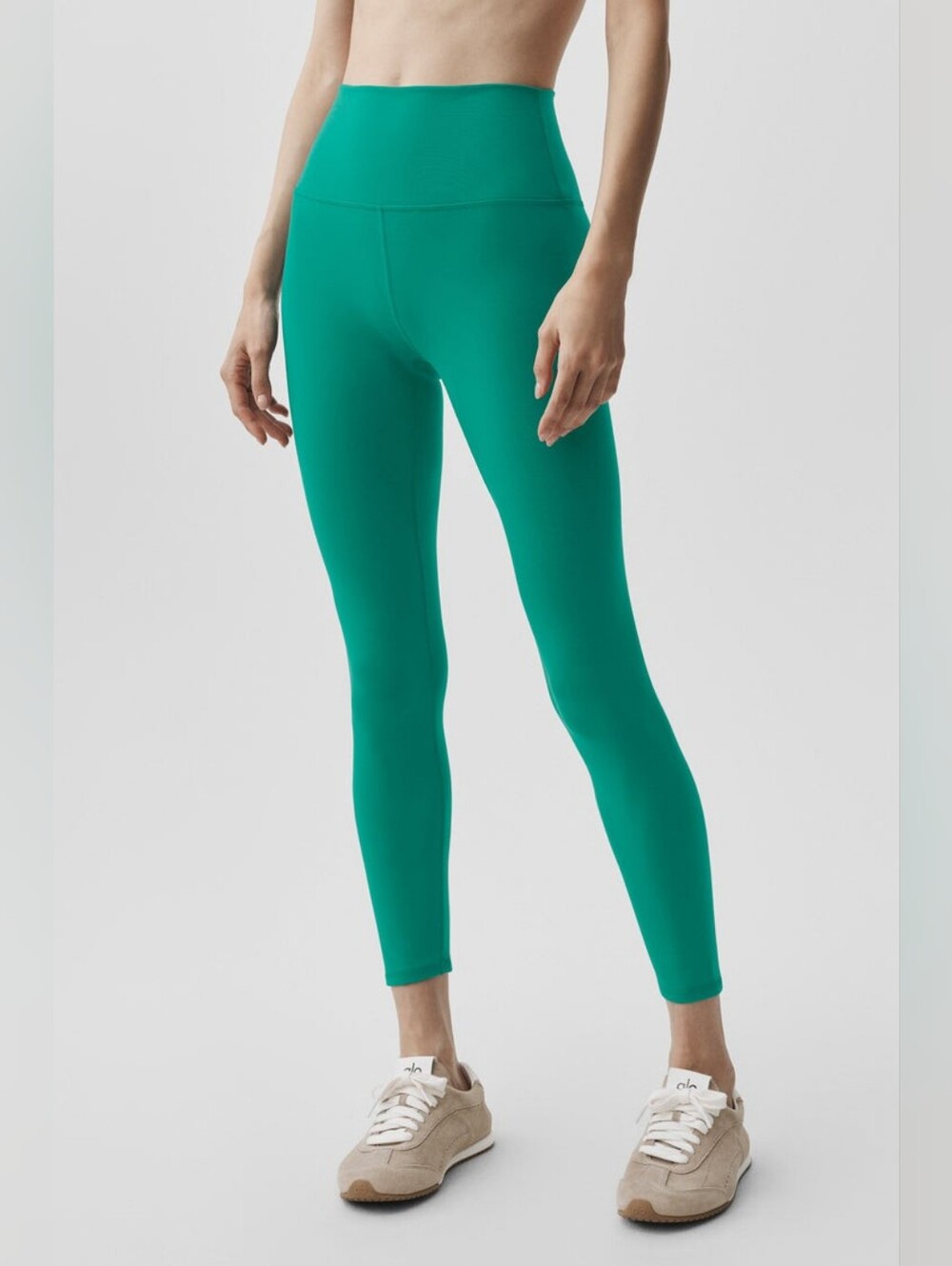 ALO HIGH WAIST AIRBRUSH LEGGING |WOMEN'S | COLOR EMERALD ISLE